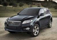 Пороги алюминиевые Rival "Premium-Black" для Toyota Rav 4 2006-2010-2013