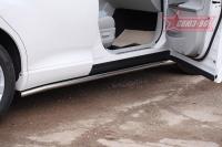 Пороги труба d42 Toyota Venza (2013-)