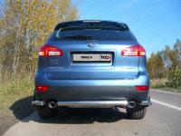 Защита задняя (центральная) Ø60,3 для Subaru Tribeca 2008-2014