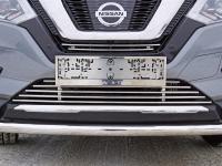 Решётка радиатора верхняя 12 мм для Nissan X-Trail (T32) 2018-