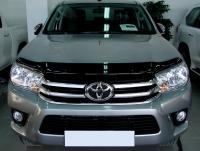 Дефлектор капота Toyota Hilux (2015-) (темн.)