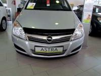 Дефлектор капота Opel Astra (Опель Астра) (2004-2009) (темный)