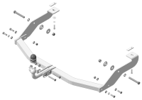 Фаркоп Мотодор на Lifan MyWay (2017-2021) (полностью оцинкован)