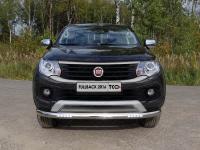 Защита передняя нижняя (с ДХО) 76,1 мм для Fiat Fullback 2016-