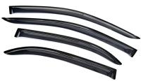 Дефлекторы боковых окон Toyota Corolla (Тойота Королла) SD (2000-2006) (4шт.) (темный)