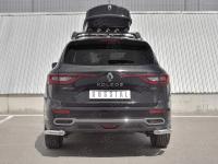 Защита заднего бампера уголки d63 секции RENAULT KOLEOS 2017-