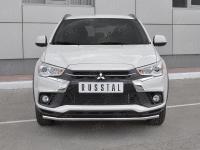 Защита переднего бампера d42 секции MITSUBISHI ASX 2017-