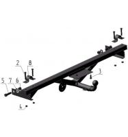 Фаркоп AvtoS для LADA 4x4, 2121, 21213, 21214, 2131, 2329 (оборудованные ГБО) suv 1977-