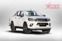 Защита переднего бампера труба d76,Toyota HiLux 2015-