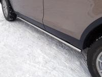 Пороги труба 42,4 мм для Land Rover Discovery Sport 2015-