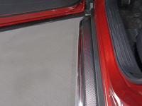 Пороги с площадкой (нерж. лист) 60,3 мм для Mazda CX-9 2017-