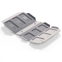 защита картера Rival для Great Wall Isuzu Axiom 2001-2004, алюминий 4 мм, с крепежом, 333.2007.1