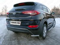 Защита задняя (уголки) 42,4 мм для Hyundai Tucson 2015-2018
