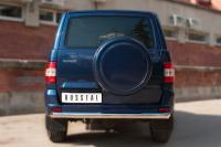 Защита заднего бампера d76 (дуга) UAZ Patriot 2014
