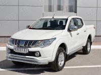 Пороги труба d76 (вариант 2) MITSUBISHI L200 2015-