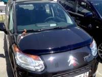 Дефлектор капота Citroen (Ситроен) C3 Picasso (2009-) (темный)
