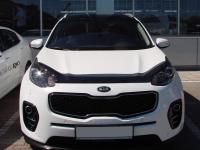 Дефлектор капота Kia Sportage (2016-) (темн.)