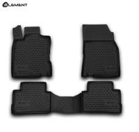 Автомобильные коврики element в салон NISSAN Qashqai-2014 сборка Великобритания 4 шт. (полиуретан)