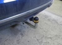 Фаркоп Мотодор с оцинкованным шаром на Nissan X-Trail 2015-