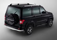 Защита заднего бампера d76 с листом Uaz Patriot 2014-2016-