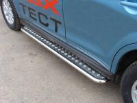 Пороги с площадкой 42,4 мм для Mitsubishi ASX 2010-2017