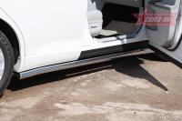 Пороги труба d60 Toyota Venza (2013-)