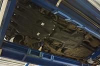 Композитная защита картера двигателя, кпп и рк Toyota Land Cruiser 200 (2015-), 2 части