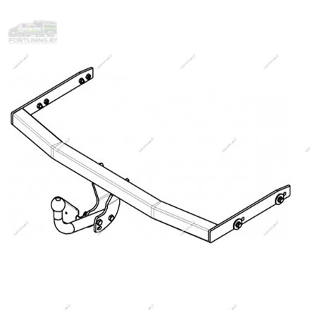 фото Фаркоп AvtoS (Россия) для Volkswagen Golf IV (1997-2005) «универсал/ хэтчбек 3/5 дверей»