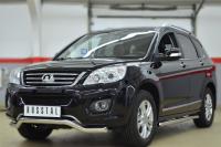 Пороги труба d63 (вариант 3) GREAT WALL Hover H6 2012-2013