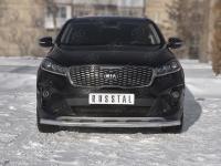 Защита переднего бампера d63 секции KIA SORENTO PRIME 2018-