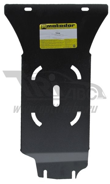 Фото Защита Motodor для картера и кпп (две части) Lexus IS (4WD, акпп) (2005-2008)