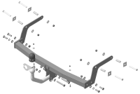 Фаркоп АвтоСтандарт для Lada XRAY I (2016-2022)