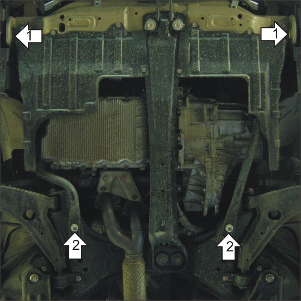 Фото Защита Motodor для картера и КПП Chevrolet Epica (2006 по наст.)