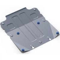 Защита картера Rival для Kia Stinger 4WD 2018-н.в., алюминий 4 мм, с крепежом, 333.2841.1