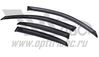 Дефлекторы боковых окон Audi (Ауди) А4/S4 SD (2009-) (4 шт)