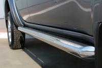 Пороги труба d76 (вариант 1) MITSUBISHI L200 2014