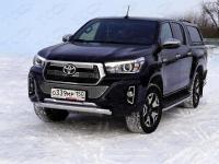 Защита передняя нижняя 76,1 мм для Toyota Hilux Exclusive 2018-