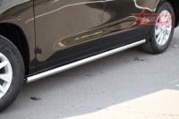 Пороги труба d60,Toyota Alphard 2012-