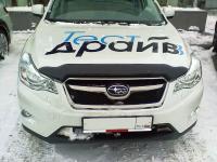 Дефлектор капота Subaru Impreza (2011-) / XV (2012-) (темн.)