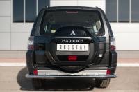 Защита заднего бампера d63 (секции) MITSUBISHI Pajero 4 2014-