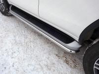 Защита порогов 50,8 мм для Toyota Fortuner 2017-