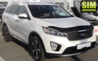 Дефлектор капота Kia Sorento Prime (2015-) (темн.)