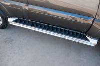 Защита порогов d42 MITSUBISHI Pajero 4 2014-