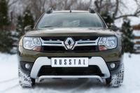 Защита переднего бампера d42 (волна) RENAULT Duster 2015-