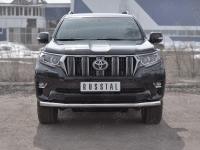 Защита переднего бампера d63 секции TOYOTA LC PRADO 150 2017-