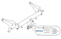 Фаркоп Westfalia с электрикой 13-контактов для Chevrolet Captiva S3X S3X 05/2013-
