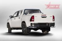 Защита задняя уголки d76/42 двойные,Toyota HiLux 2015-