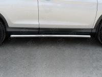 Пороги труба d63 (вариант 3) HONDA CR-V 2015-2016 2.0