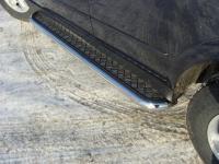 Пороги с площадкой 60,3 мм для SsangYong Kyron 2 2007-