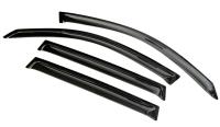 Дефлекторы боковых окон BMW X3 (2011-) 4дв (темный)